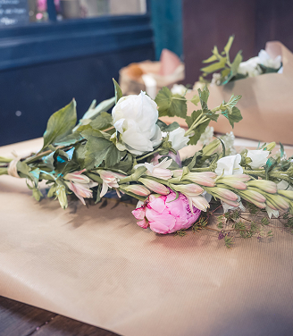 Fleurs en préparation